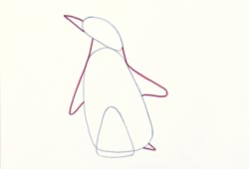 amusant 2 dessiner un pingouin