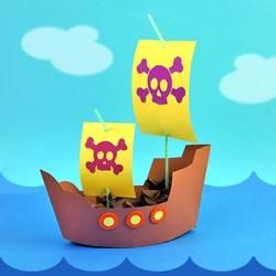 Bateau de pirates à construire