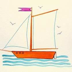 comment dessiner un catamaran