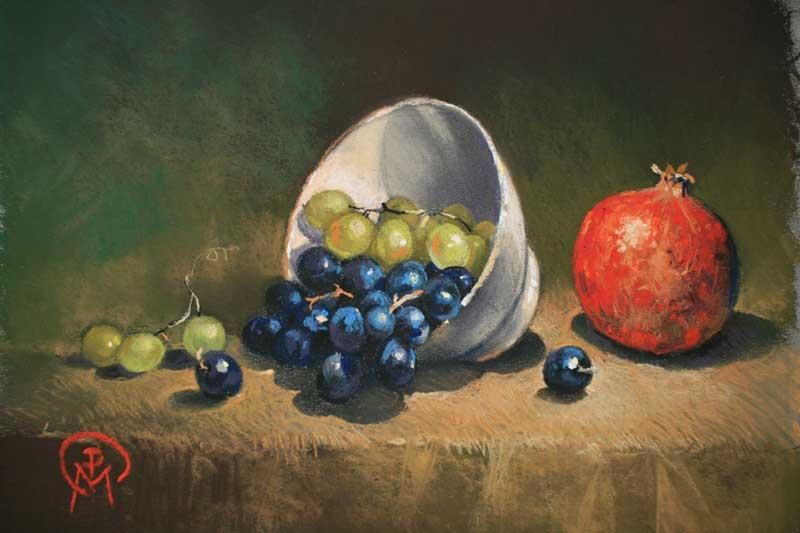 Nature Morte En Clair Obscur Au Pastel Canson Nature Morte En Clair Obscur Au Pastel Canson