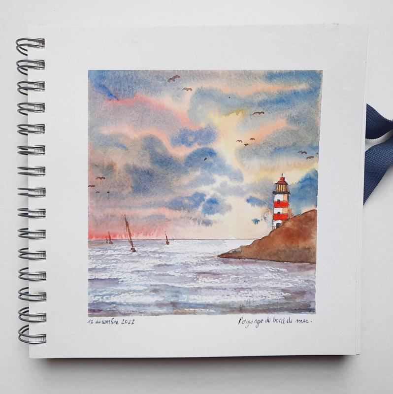 Comment peindre un paysage de bord de mer à l'aquarelle ?